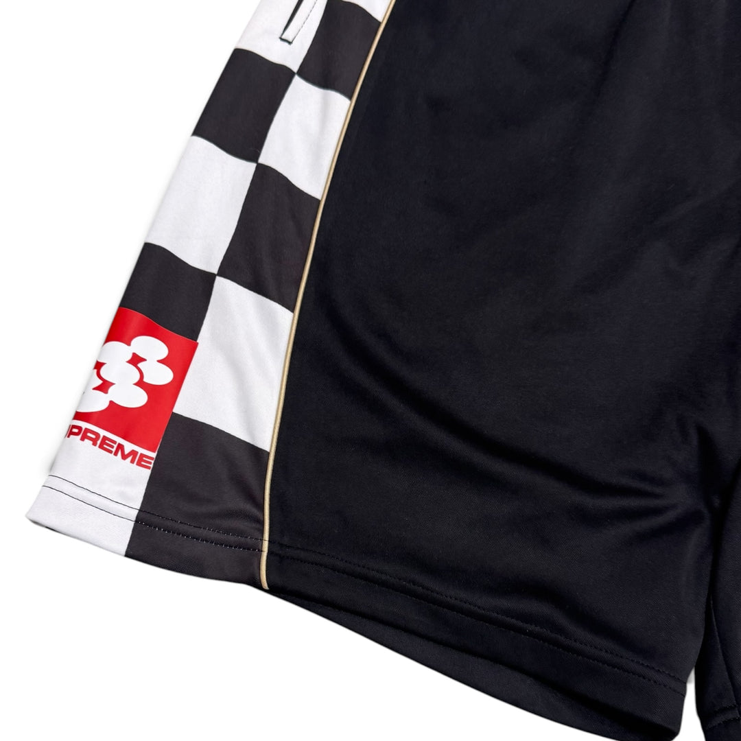 Supreme Checkerboard Soccer Shorts Black (L)