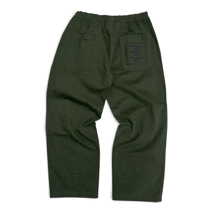 Always Do Green Drill Skate Pant (M)