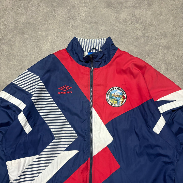 90’s Vintage Umbro Wavy Crazy Football Jacket (XL)