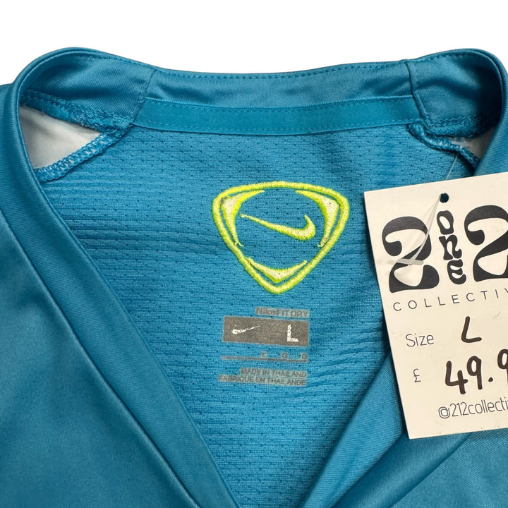 00's Vintage Barcelona Blue Training Football Shirt (L)