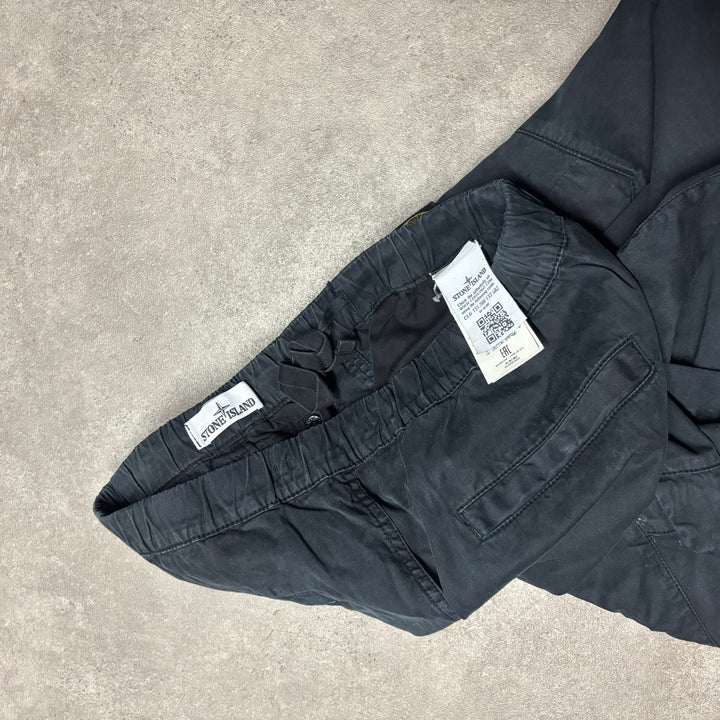 Stone Island Navy Cargo Trousers (34R)