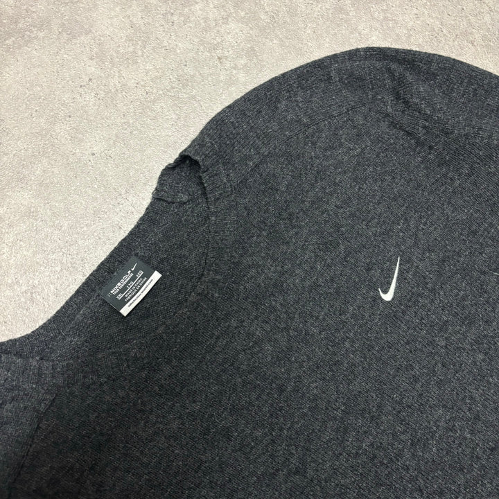 Vintage Nike Golf Dark Grey Knitted Sweater (XXL)