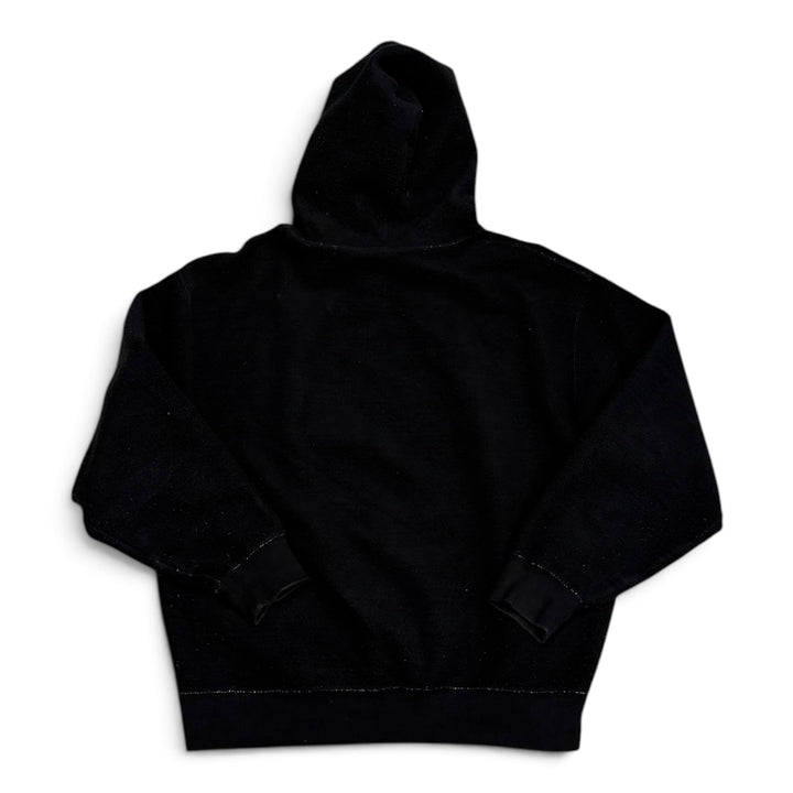 Supreme Black Box Logo Fleece Pullover Hoodie (L)