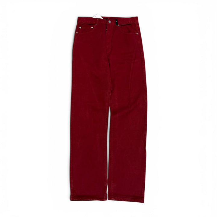 Vintage Stone Island Straight Fit Jeans Red 33"
