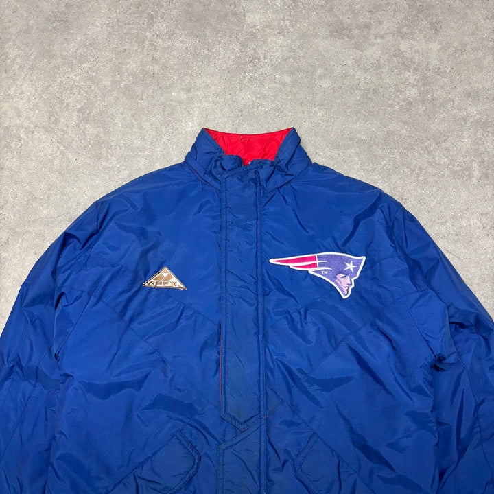 Vintage NFL Apex New England Patriots Blue Puffer Jacket (S)