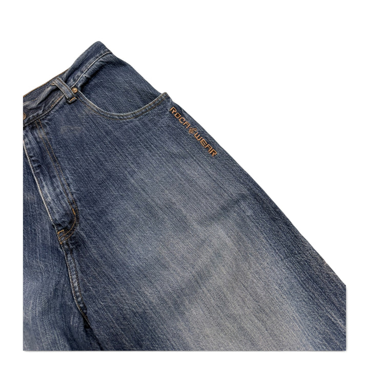Vintage Rocca Wear Hip Hop Denim Shorts (20)