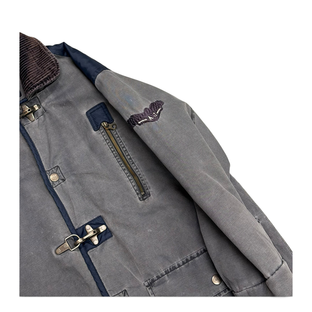 Vintage Armani Fireman Clasp Jacket Blue (XL)