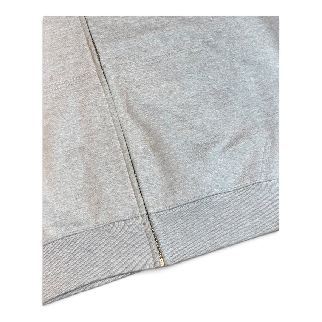 Palace Grey & Green Tri-Puff Print Zip Up Hoodie (XL)