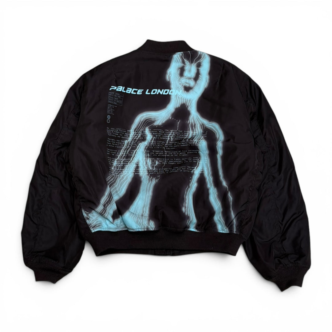 Palace Black Chakra Rave Bomber Jacket (M)