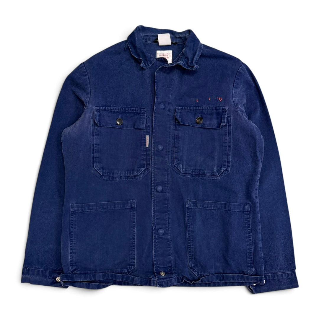 Vintage French Chore Jacket Faded Navy  (S)