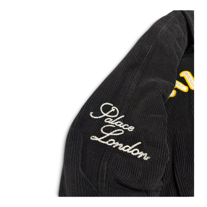 Palace Spell Out Cord Bomber Jacket Black (XL)