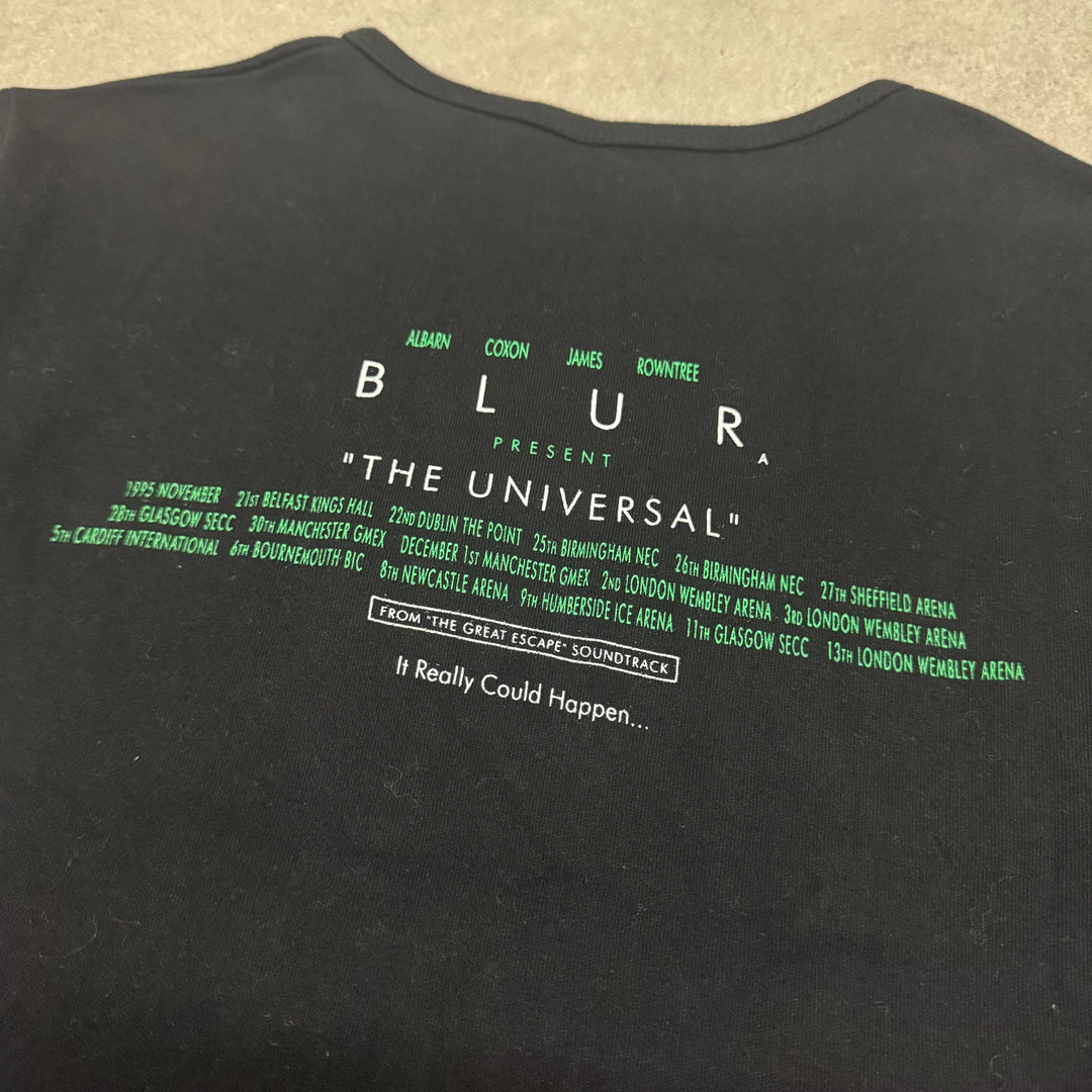 Vintage 90's Blur Black Baby T-Shirt (S)