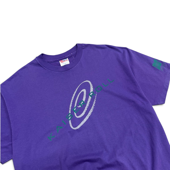 Vintage Kaiser Roll Purple Graphic T-Shirt (XL)