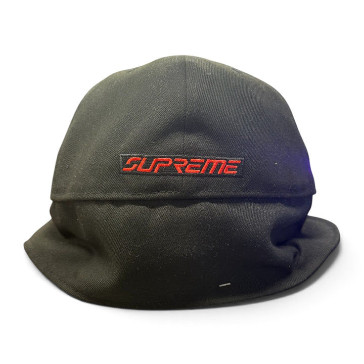 Supreme X Spyder Earflap New Era Fitted Cap Black