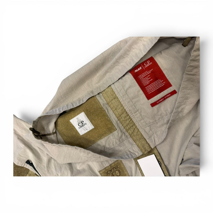 Palace CP Company 50 Fili Heavy Mixed Hooded Jacket Beige (M)