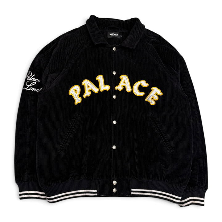 Palace Spell Out Cord Bomber Jacket Black (XL)