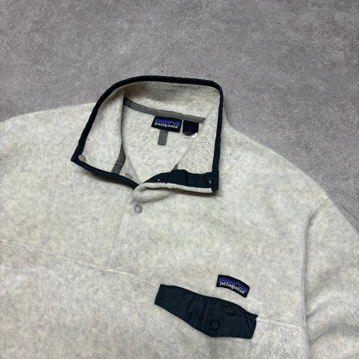 Patagonia Synchilla T Snap Oatmeal Fleece (L)
