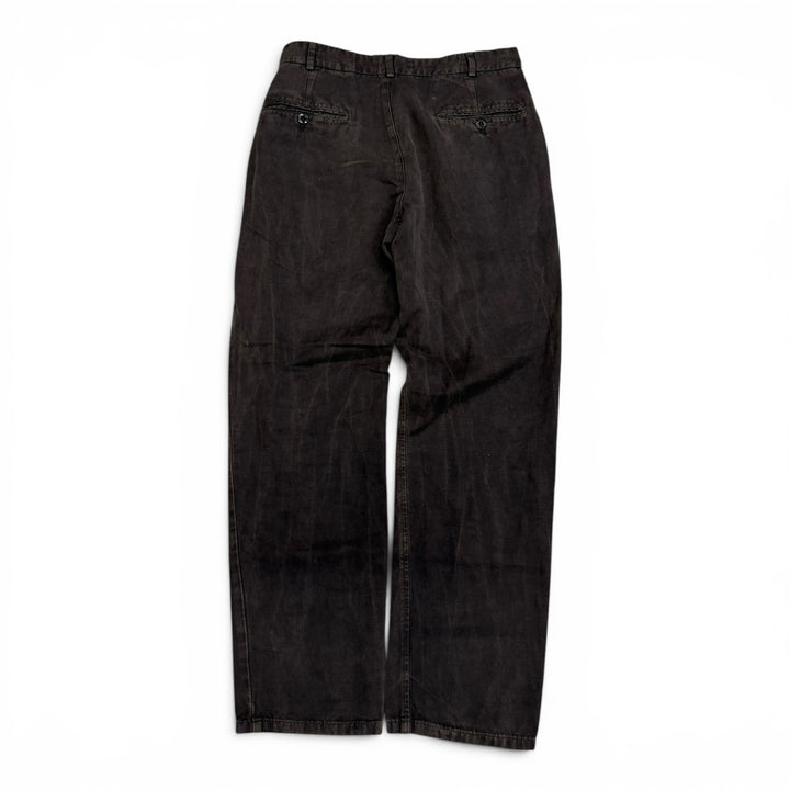Vintage Stone Island Straight Fit  Trousers Dark Grey 30"
