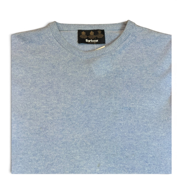 Vintage Barbour Light Blue Wool Knitted Sweater (XL)