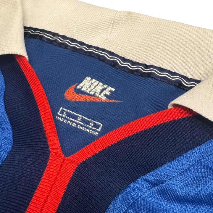 1998-00 Rusia Away Football Shirt Blue (L)