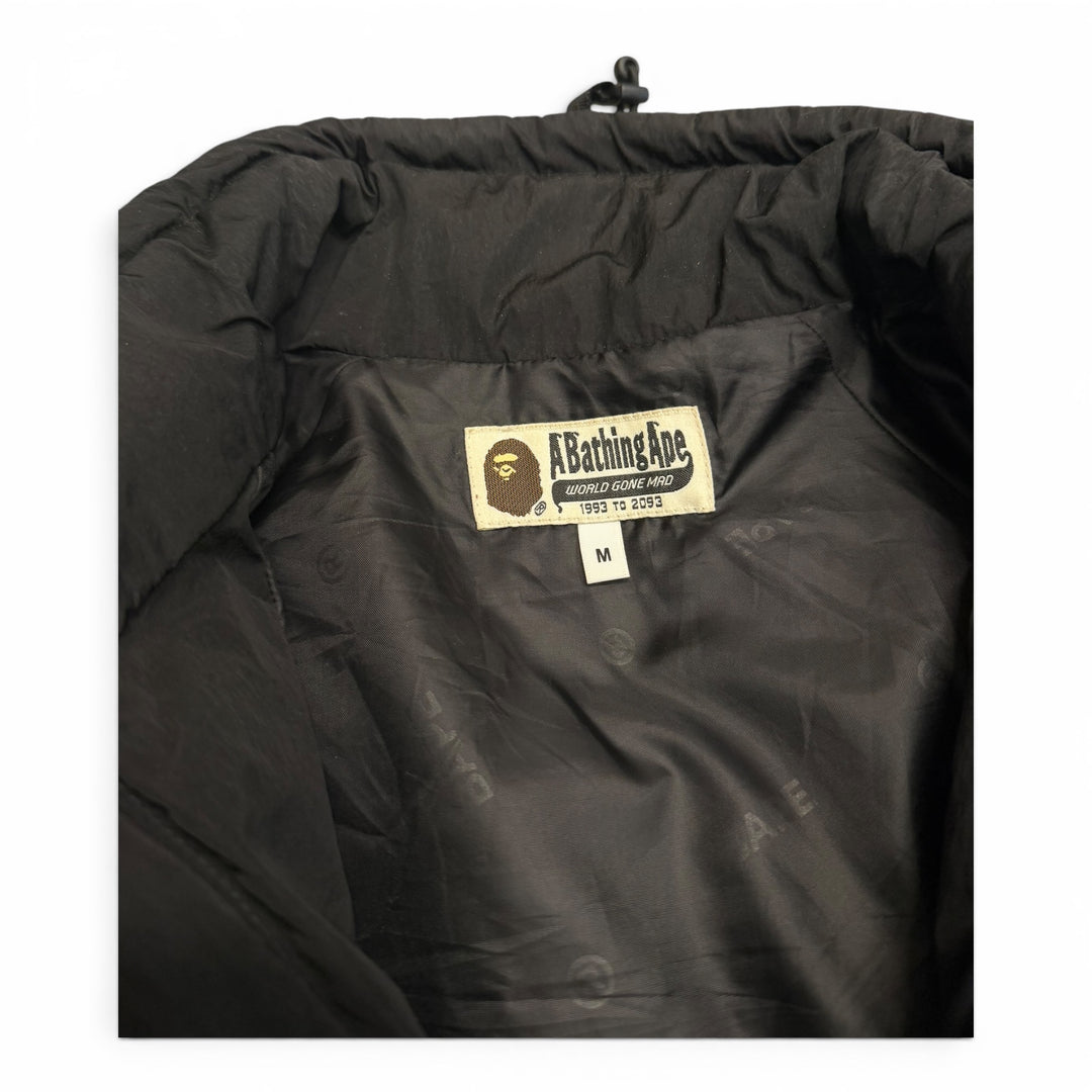 A Bathing Ape Puffer Jacket Black (M)