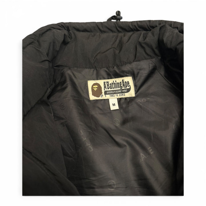 A Bathing Ape Puffer Jacket Black (M)