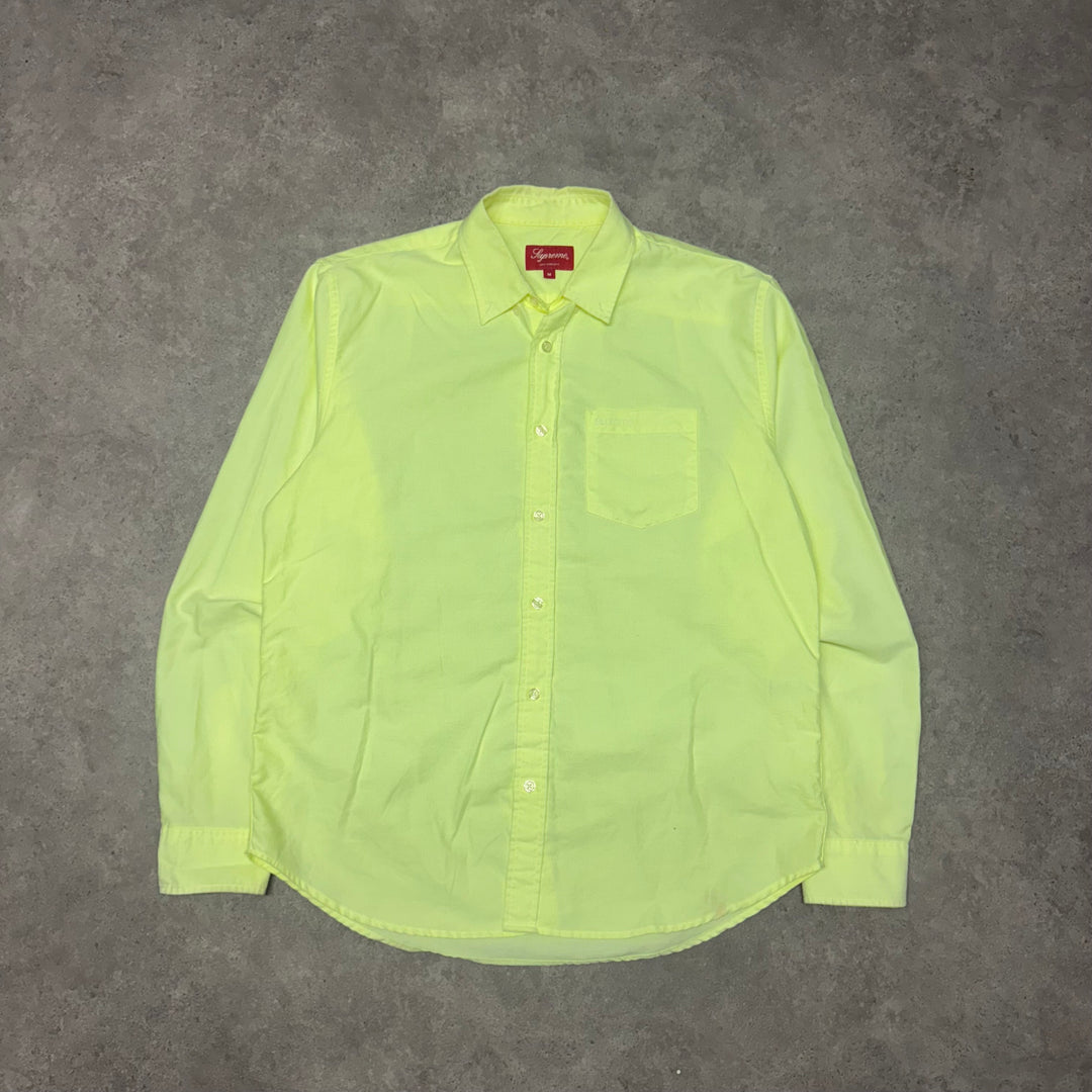 Supreme Yellow Long Sleeve Shirt (M)