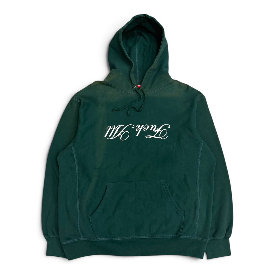 Supreme Jamie Reid Fuc'' All Hoodie Green (L)