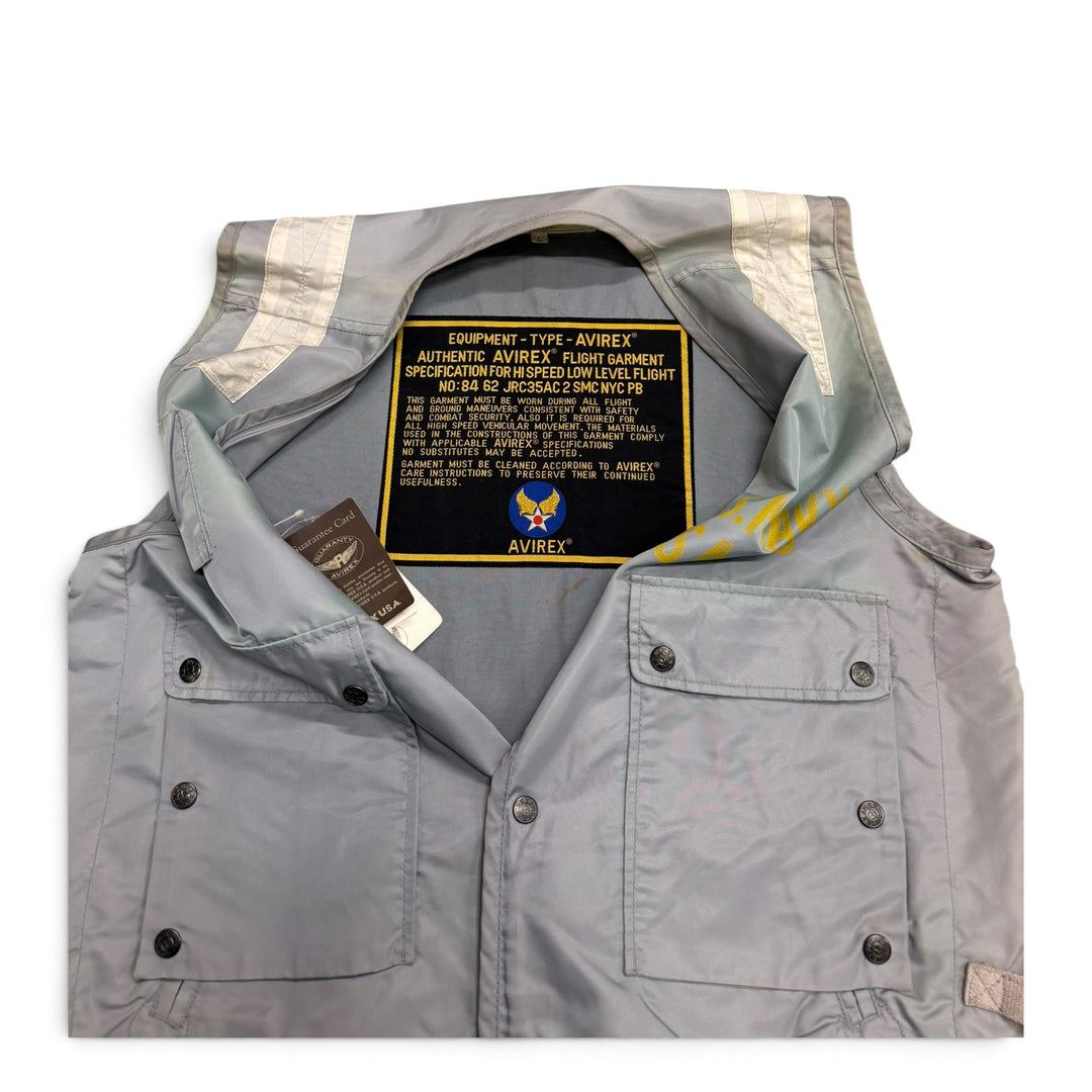Vintage Avirex Technical Vest Grey (L)