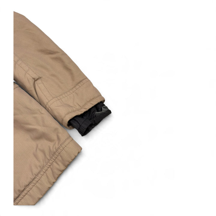 Vintage Prada Sport AW2000 Beige Ski Sherpa Collared Jacket (L)