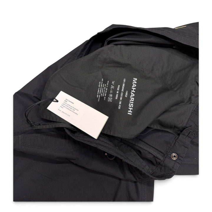 BNWT Sample Maharishi Black Embroidered Cargo Shorts (L)