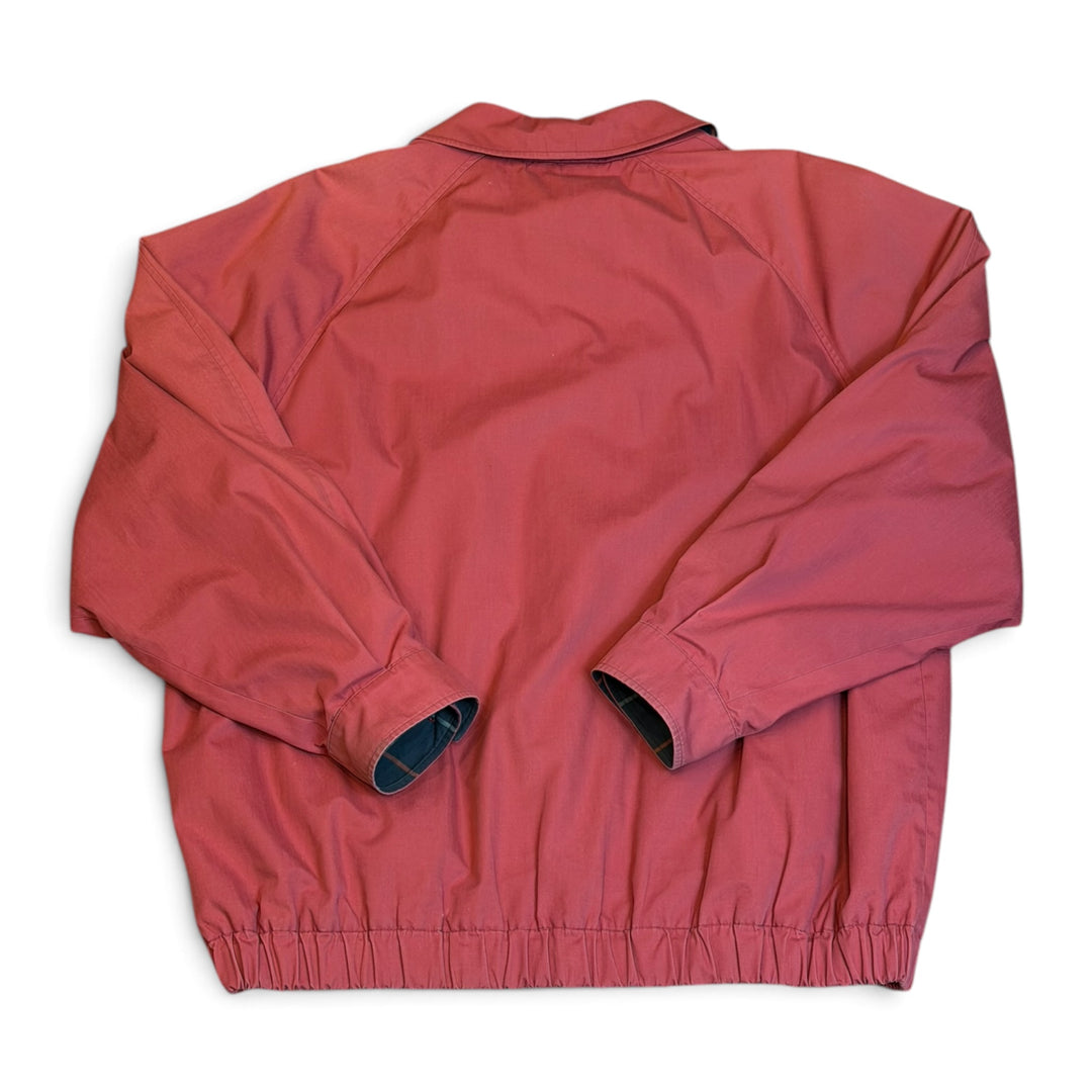 Vintage Burberry Red Collared Short Jacket (XL)