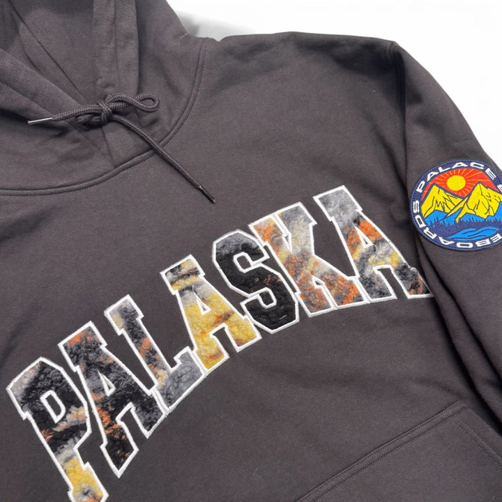 Palace Black Appalachian Hood Pullover Hoodie (L)
