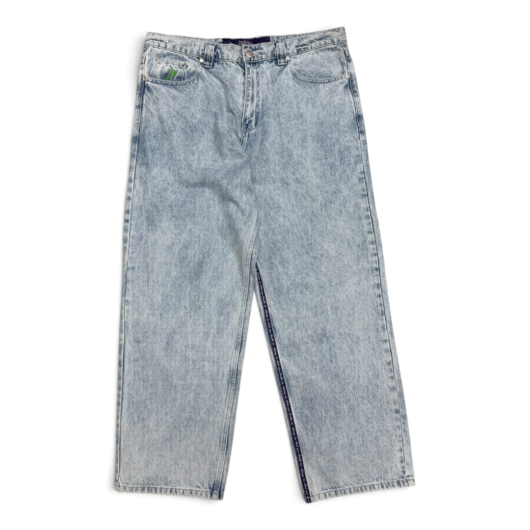 Always Do What You Should Do Light Blue Denim Trousers (M)