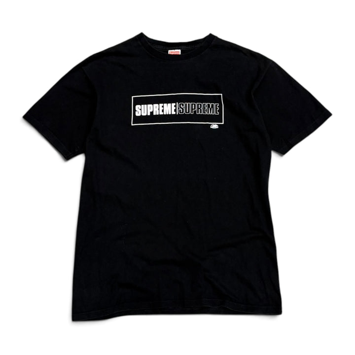 Supreme Spell Out Box Logo T shirt Black (M)