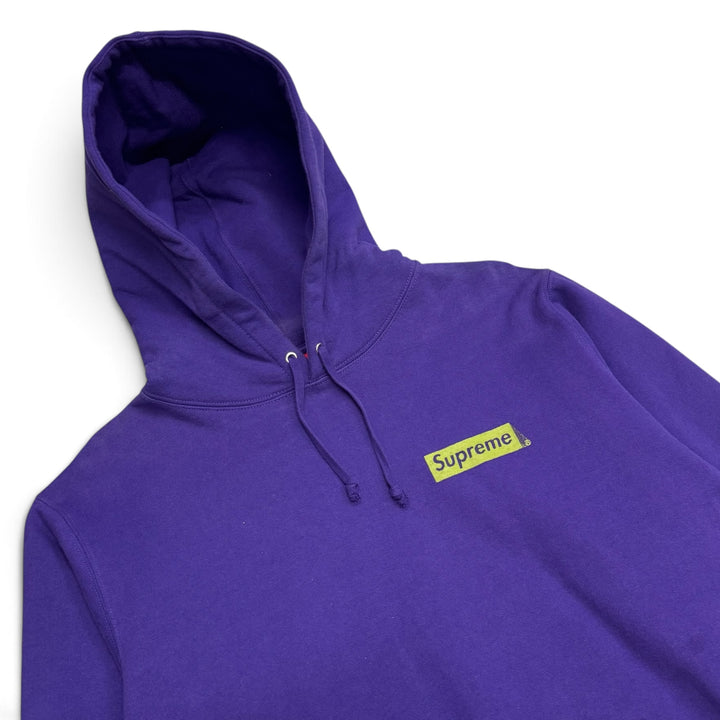 Supreme Stop Crying Purple Pullover Hoodie (L)