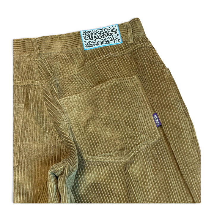 Always Do Brown Jumbo Corduroy Trousers (XL)