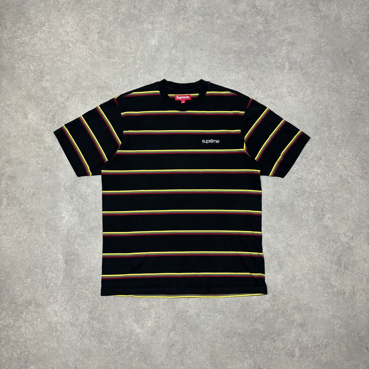 Supreme Black Stripe T-Shirt (M)