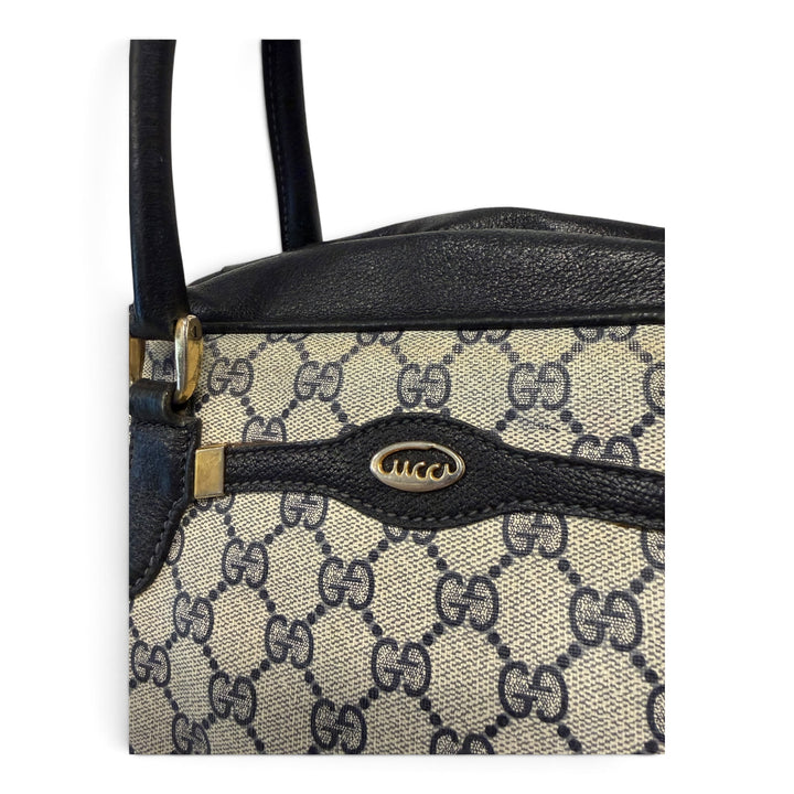 Gucci Monogram GG Boston Bag Grey