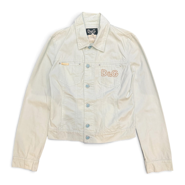 Vintage Dolce & Gabbana Button Up Jacket Set Baby Blue (XS)