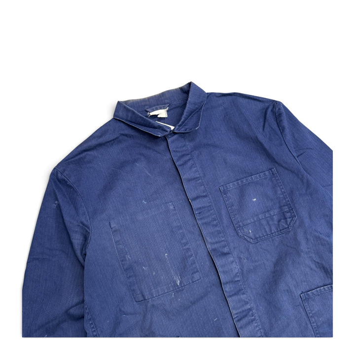 Vintage Distressed Blue French Chore Jacket (L)