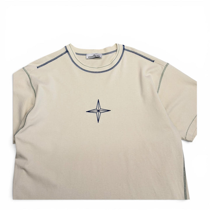 Stone Island Contrast Stitch Logo T-Shirt (XL)