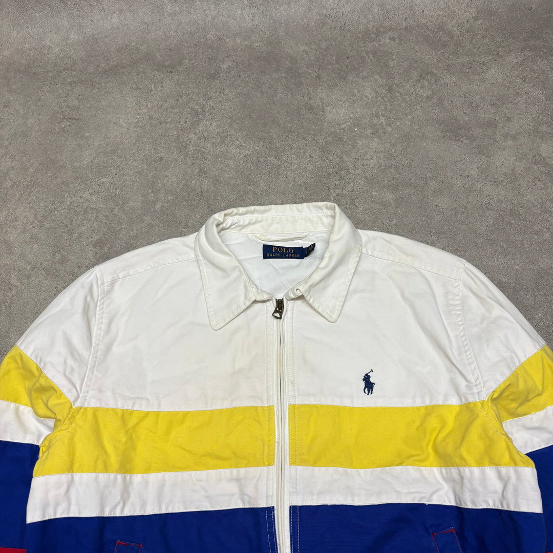 Polo Ralph Lauren Multicoloured Stripe Harrington Jacket (S)