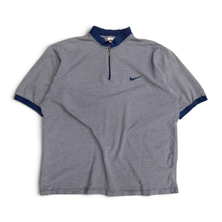 Vintage Nike Polo T shirt Blue (XL)