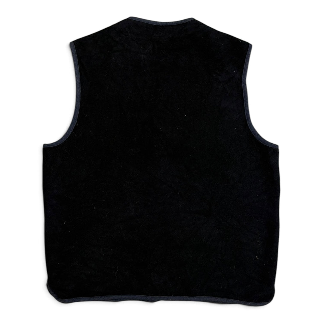 Vintage Lacoste Fleece Navy Vest (L)