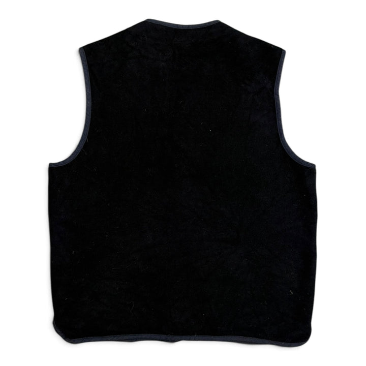Vintage Lacoste Fleece Navy Vest (L)
