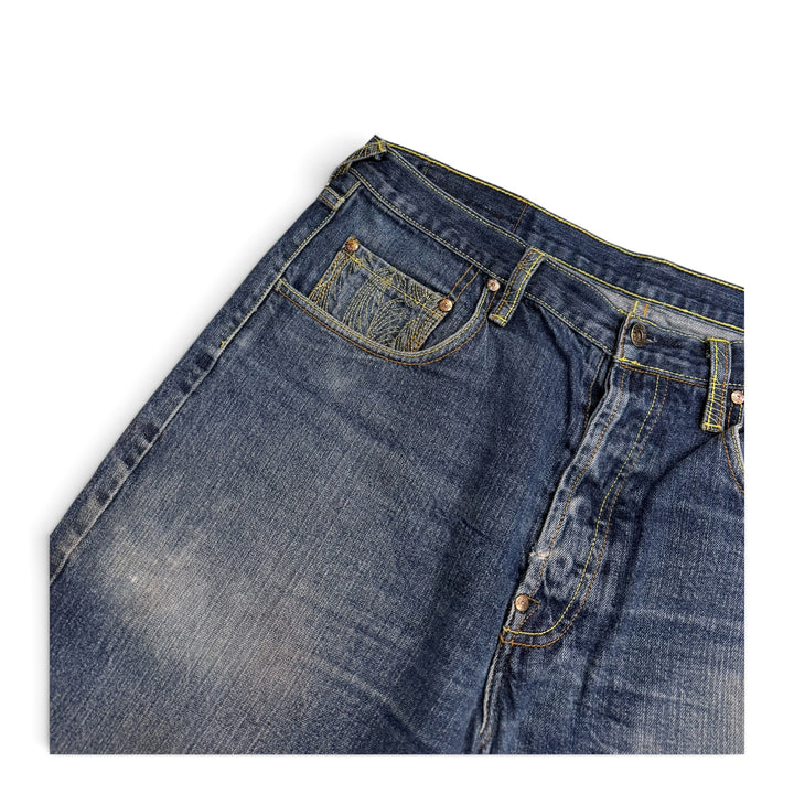 Vintage Rmc Hip Hop Baggy Shorts Blue (36)