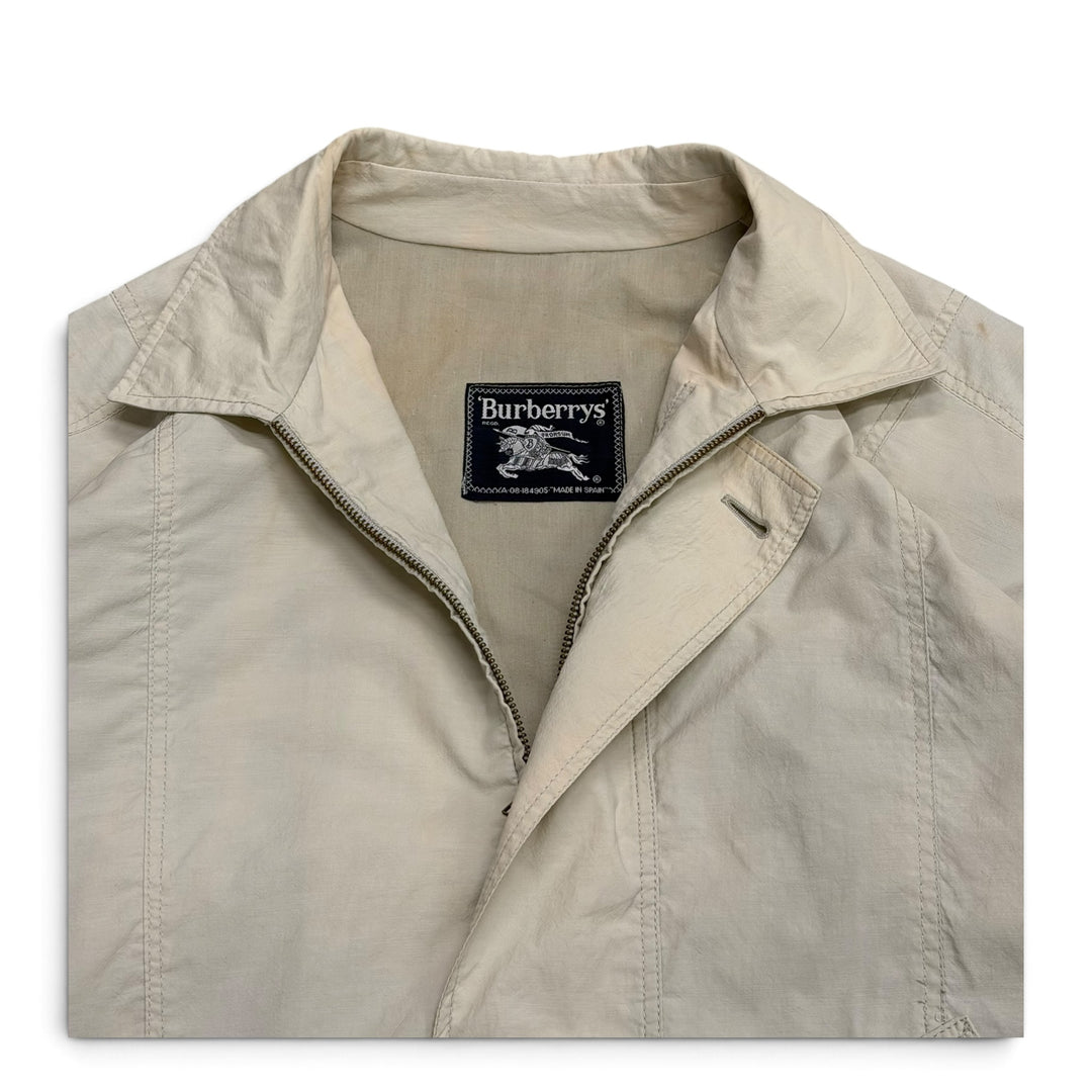 Vintage Burberrys Bomber Jacket Light Grey (L)