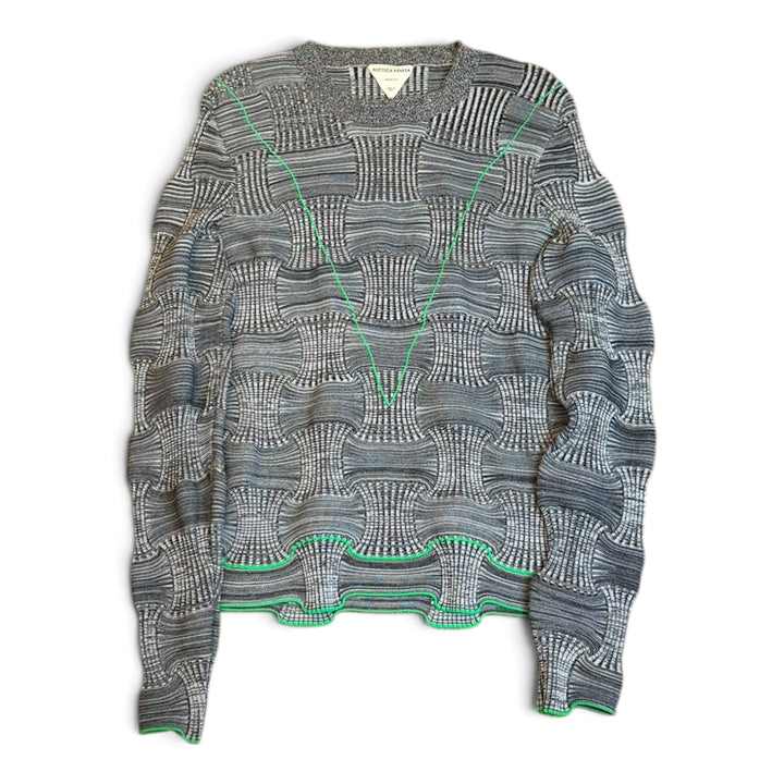 Bottega Veneta SS20 Intrecciato Knit Sweater (S)