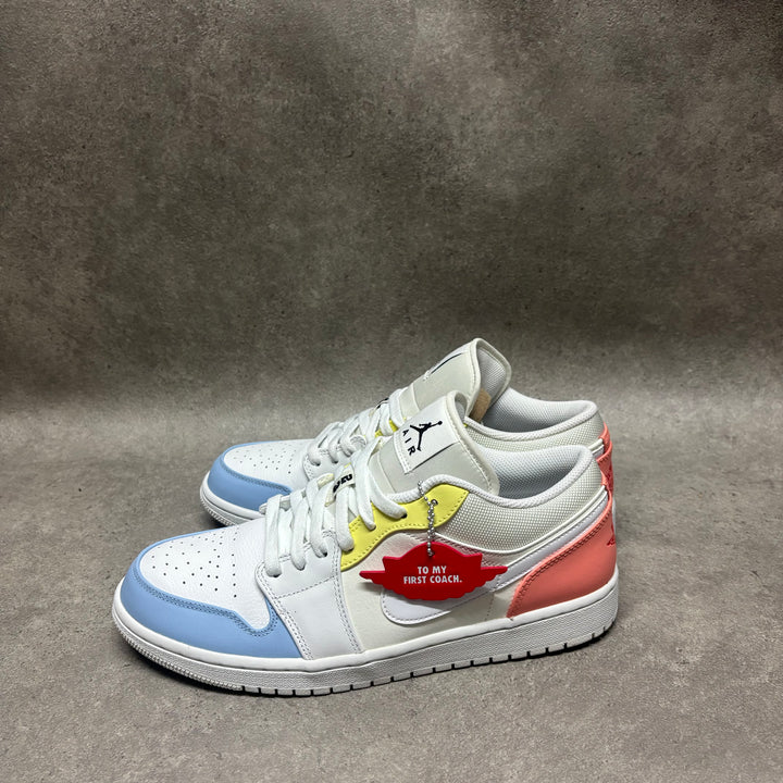 Nike Air Jordan 1 Low 'To My First Coach' Trainers (UK10.5)
